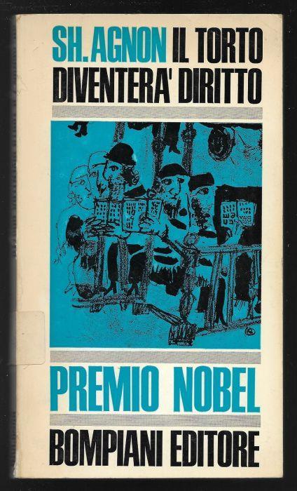 Il torto diventerà diritto - Shemuel Josef Agnon - copertina