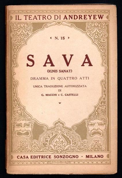 Sava (Ignis sanat) - Leonida Andréef - copertina
