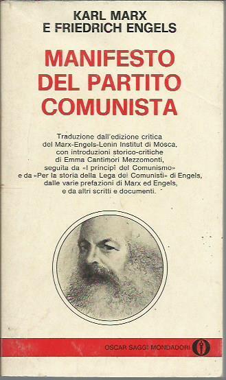 Manifesto del Partito Comunista - Karl Marx - copertina