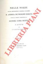 Nelle nozze di sua eccellenza il Signor Cavaliere D. Andrea de' Principi Corsini colla nobil donzella Signora Luisa Scotto