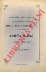 Quali sieno i fatti principali che condurrebbero a supporre essere una Mucedinea venefica la causa efficiente del cholera asiatico
