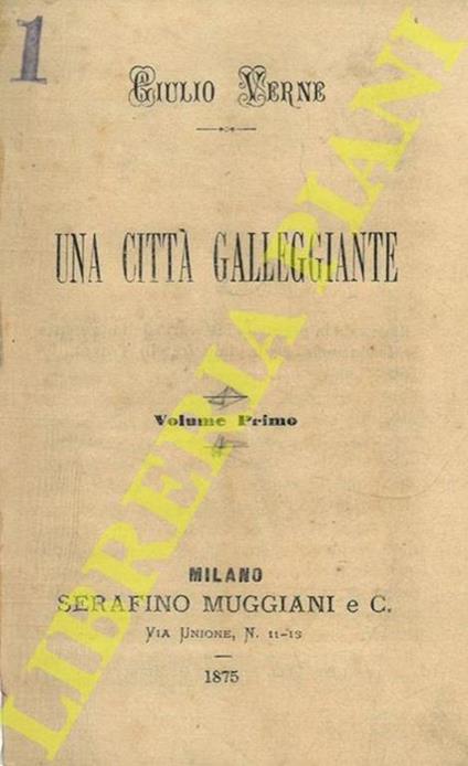 Una città galleggiante - Jules Verne - copertina
