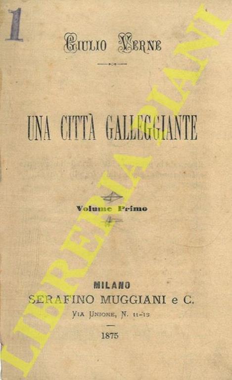 Una città galleggiante - Jules Verne - copertina