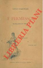 E' permesso? Monologo in versi