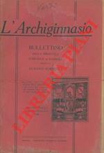 L' Archiginnasio. Bullettino della Biblioteca Comunale di Bologna.