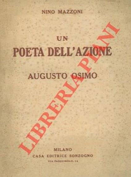 Un poeta dell’azione. Augusto Osimo - Nino Mazzoni - copertina