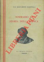 Sommario di storia della musica. musica