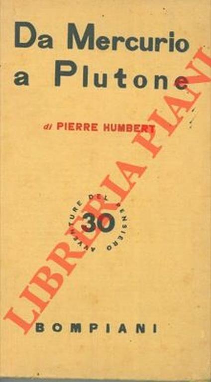 Da Mercurio a Plutone - Pierre Humbert - copertina