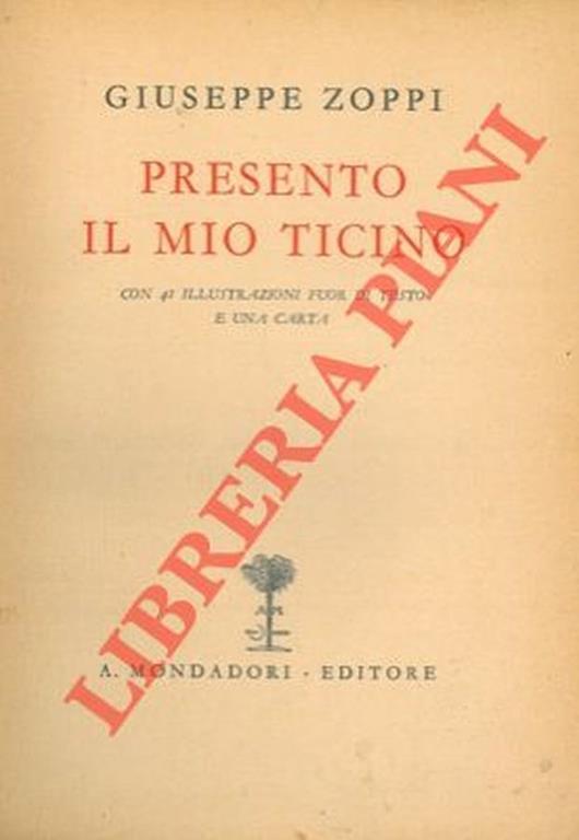 Presento il mio Ticino - Giuseppe Zoppi - copertina