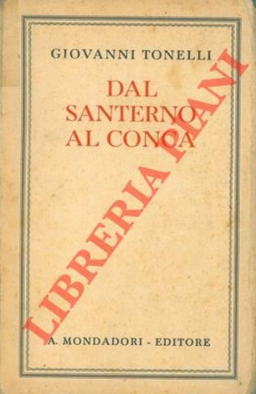 Dal Santerno a Conca. Itinerario romagnolo - Giovanni Tonelli - copertina