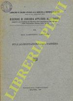 Sull'alimentazione del passero
