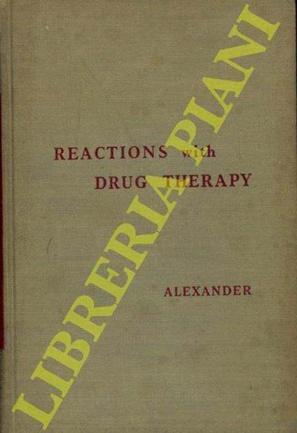 Reactions with Drug Therapy - Alexandre Hardy - copertina