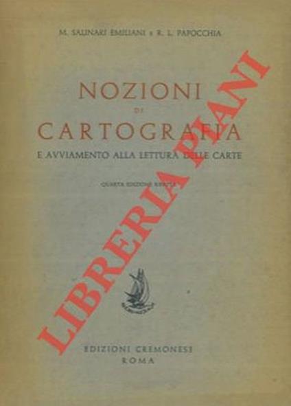 Nozioni di cartografia e avviamento alla lettura delle carte - copertina