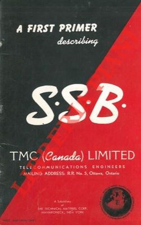 A first primer describing S.S.B. (Single Sideband) - David Carroll - copertina