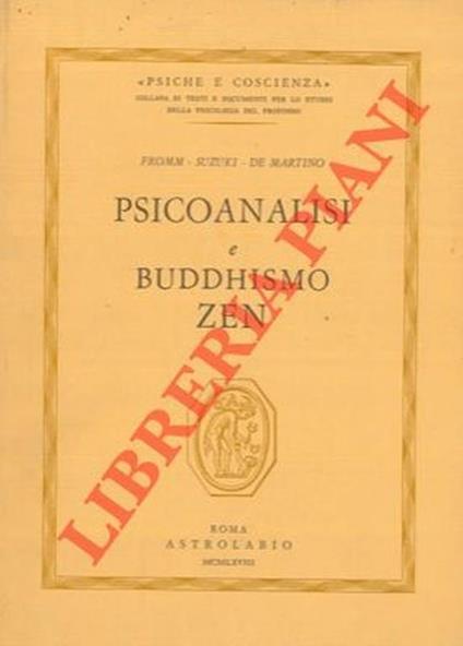 Psicoanalisi e buddhismo zen - Erich Fromm - copertina
