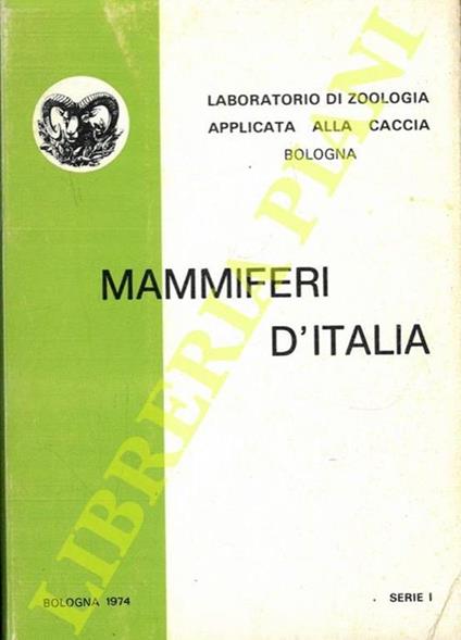 Mammiferi d'Italia - Mario Spagnesi - copertina