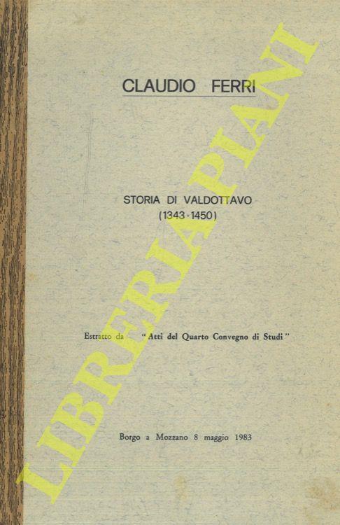 Storia di Valdottavo (1343-1450) - Claudio Ferri - copertina