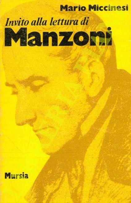 Invito alla lettura di Manzoni - Mario Miccinesi - copertina