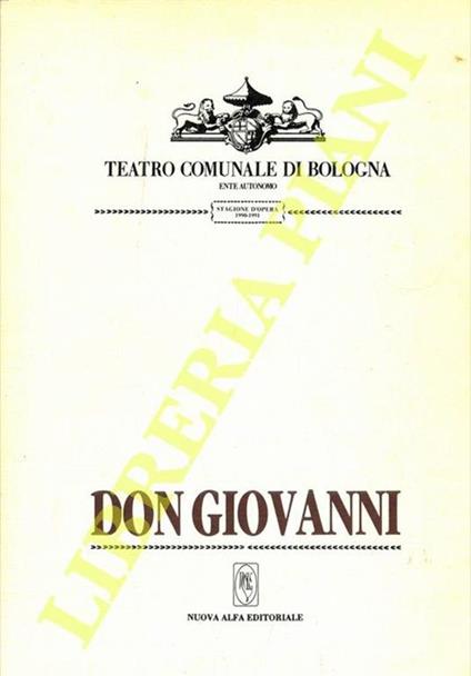Don Giovanni - Silvia Camerini - copertina