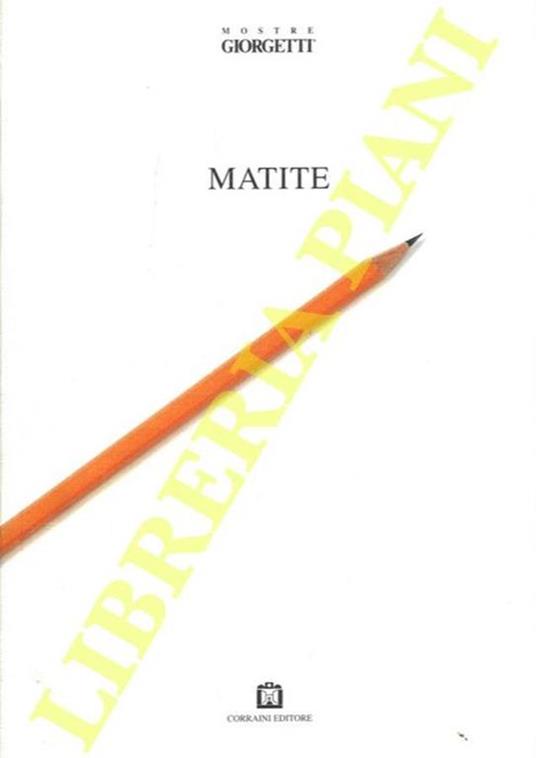 Matite - Marco Ferreri - copertina