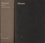 Akzente band I 1954 bis 1956