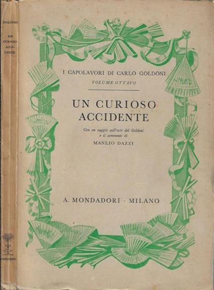 Un curioso accidente - Carlo Goldoni - copertina