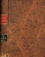Journal des économistes. Revue mensuelle de la science économique et de la statistique. 52 année, 5e serie, tome XIV, avril/juin 1893