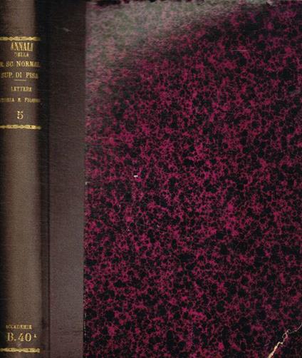 Annali della R.Scuola Normale Superiore di Pisa. Lettere, storia e filosofia. Serie II Vol.V, 1936 - Evaristo Breccia - copertina