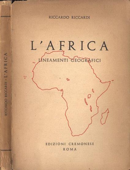 L' Africa - Riccardo Riccardi - copertina