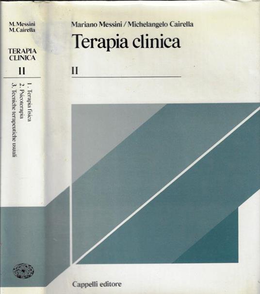 Terapia clinica II - Mariano Messini - copertina