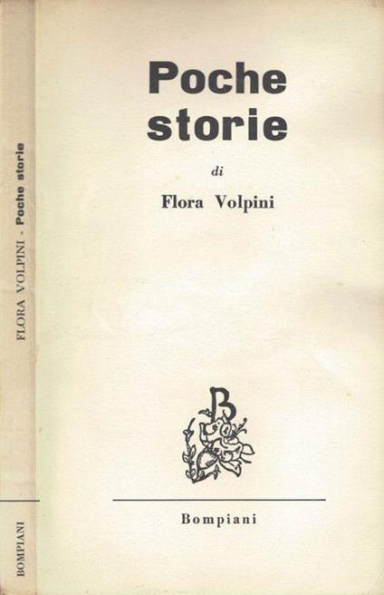 Poche storie - Flora Volpini - copertina