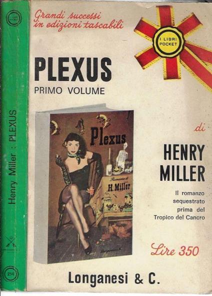 Plexus Vol. I - Henry Miller - copertina