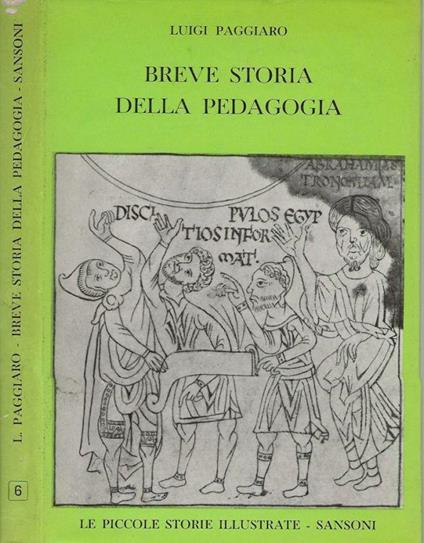 Breve storia della pedagogia - Luigi Paggiaro - copertina