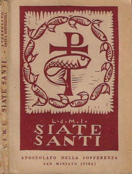 Siate Santi! - copertina