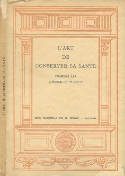 L' art de conserver sa santé - copertina