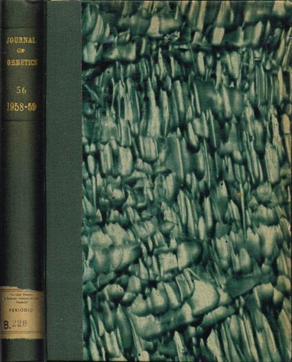 Journal of Genetics - copertina