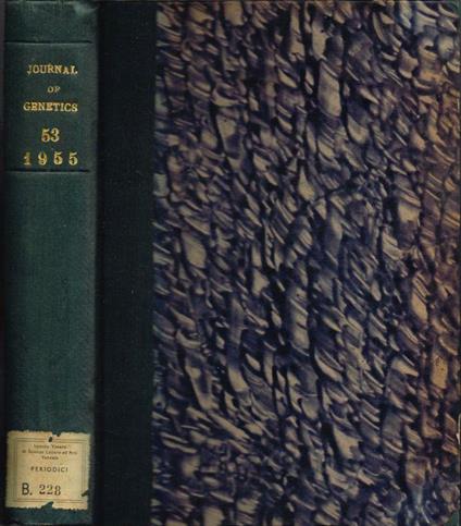 Journal of Genetics - copertina