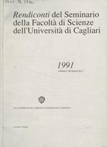 Rendiconti del Seminario della Facoltà di Scienze dell'Università di Cagliari. Vol.LXI fascicolo 2, 1991