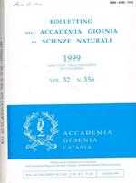 Bollettino dell'Accademia Gioenia di scienze naturali. Vol.32, n.356, anno 1999