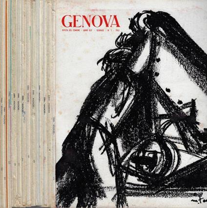 Genova N. 1, 2, 3, 4, 5, 6, 7, 8, 9, 10, 11, 12 anno 1965 (annata completa) - copertina