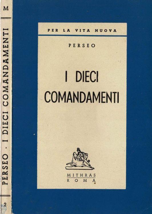 I dieci comandamenti - Tommaso Perseo - copertina