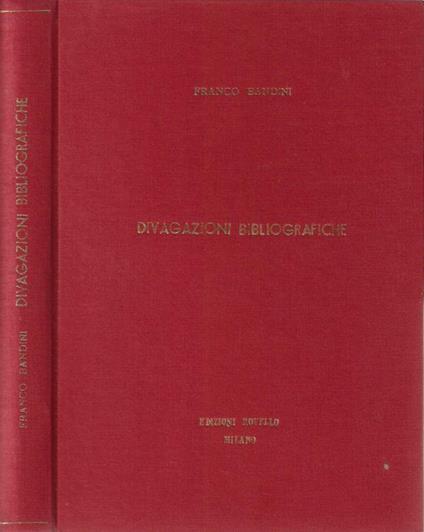 Divagazioni bibliografiche - Franco Bandini - copertina