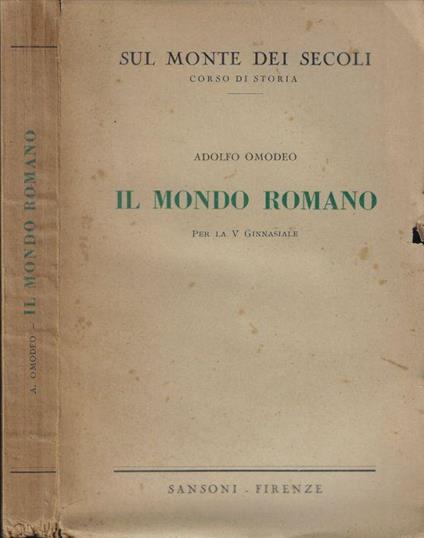 Il mondo romano - Adolfo Omodeo - copertina