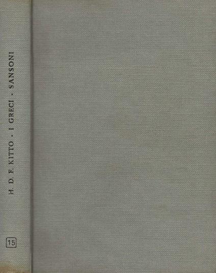 I Greci - Humphrey Davy Findley Kitto - copertina