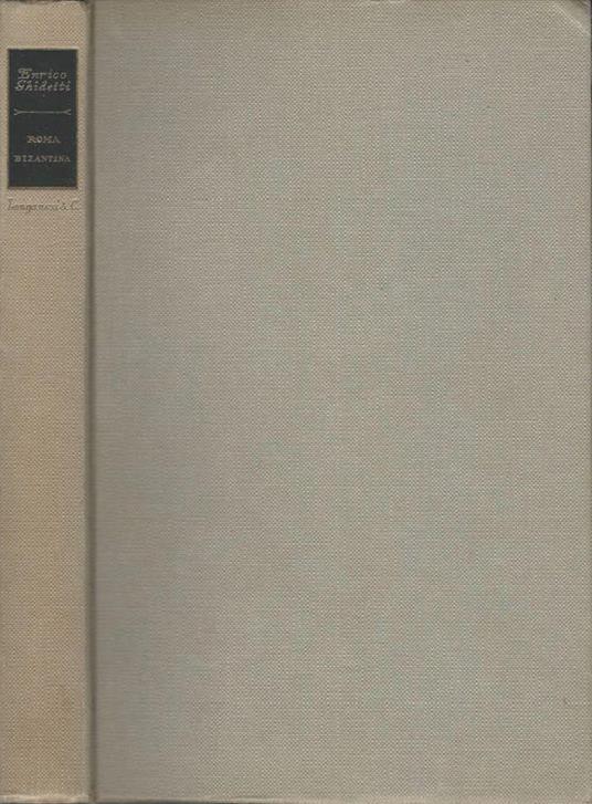 Roma bizantina - Enrico Ghidetti - copertina