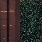 La lecture retrospective. Magazine litteraire bi-mensuel. Tome VII (janvier-mars 1892). Tome VIII (avril-juin 1892). 2voll