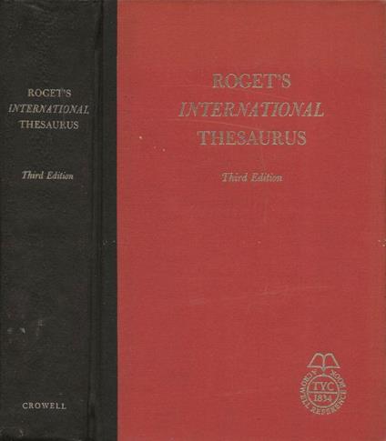 Roget's International Thesaurus - Peter Roget - copertina