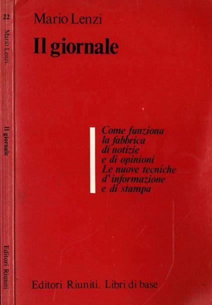 Il giornale - Mario Lenzi - copertina