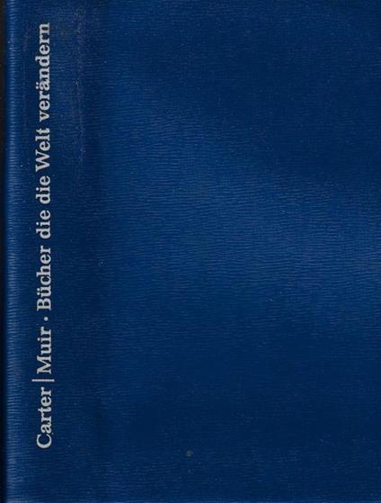Die die Welt verandern - Carl Bucher - copertina