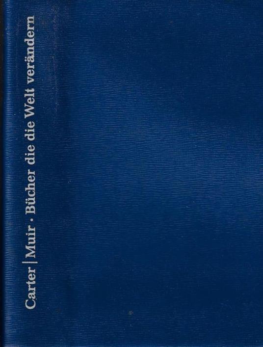 Die die Welt verandern - Carl Bucher - copertina